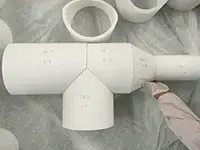 Трубы и фитинги с керамической футеровкой для пневматической транспортировки порошковых материалов